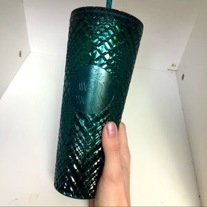 Starbucks Green Studded Holiday Tumbler Venti 24 oz